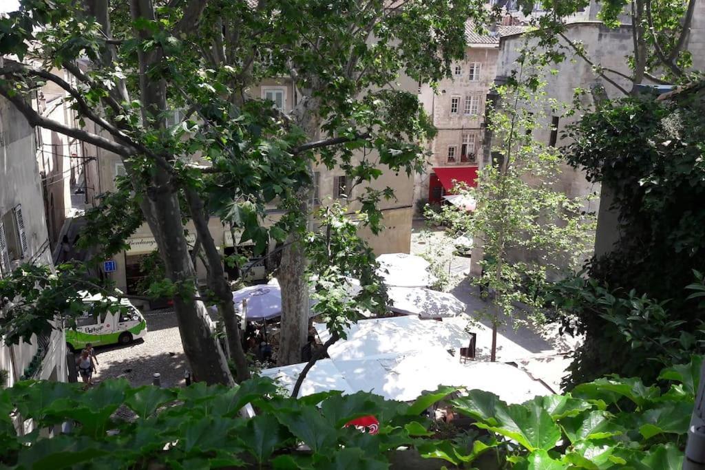 Renove, Vue Sur Palais Des Papes, Terrasse Et Wifi Troisieme Etage Apartamento Avinhão Exterior foto