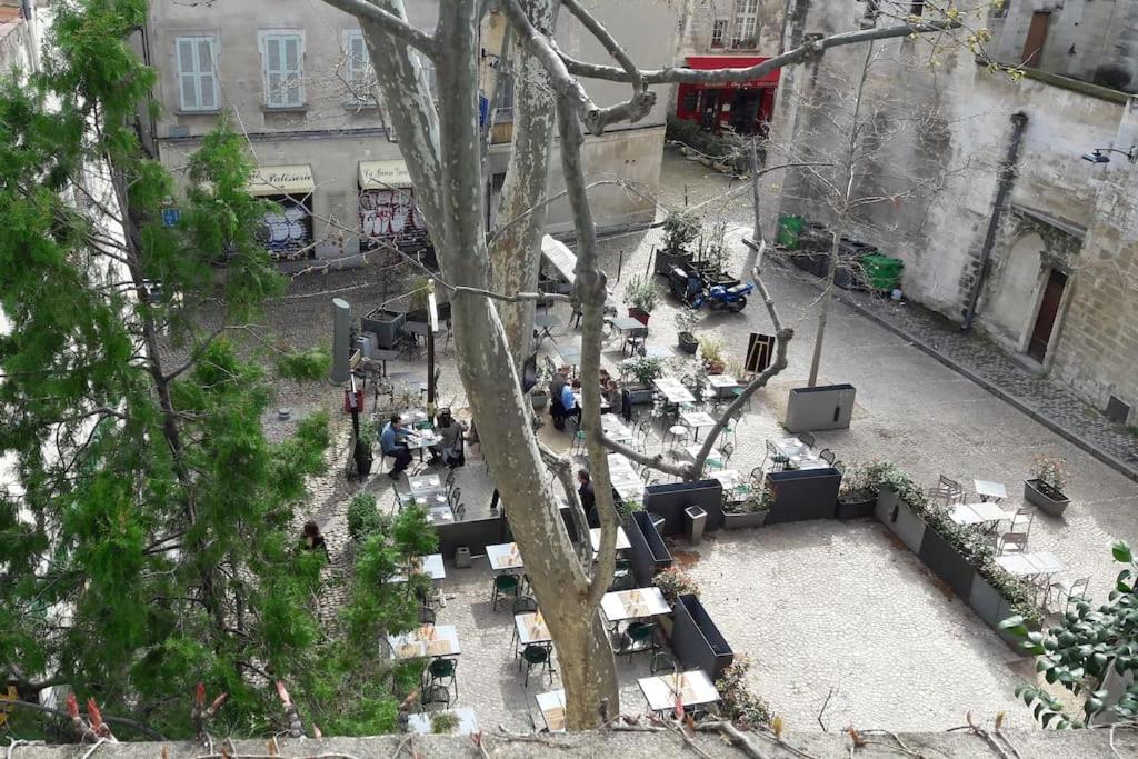 Renove, Vue Sur Palais Des Papes, Terrasse Et Wifi Troisieme Etage Apartamento Avinhão Exterior foto
